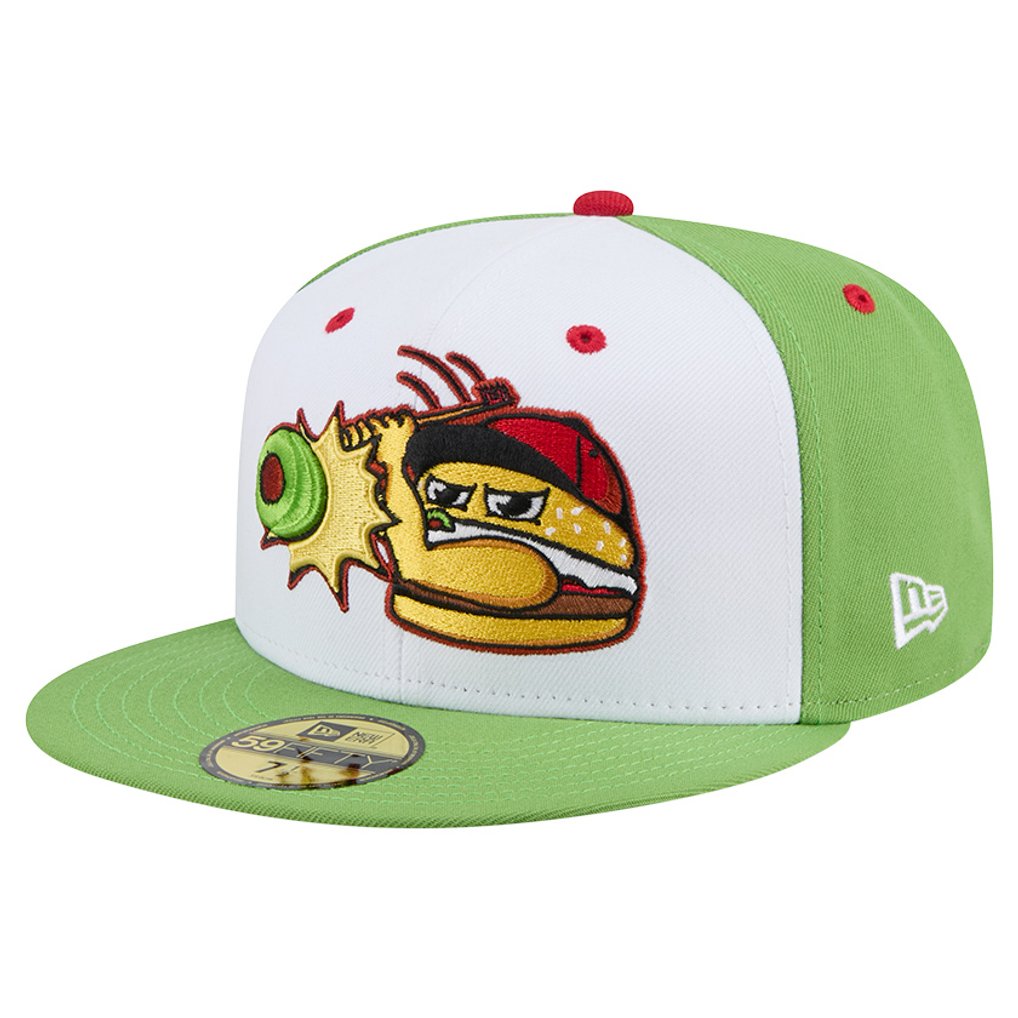  Lansing Lugnuts New Era Theme Nights 59FIFTY Fitted Hat - White